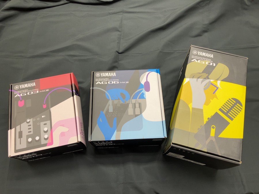 配信機器のスタンダードAG03をはじめとするYAMAHA AGシリーズ 配信機器のスタンダードAG03をはじめとするYAMAHA AGシリーズ