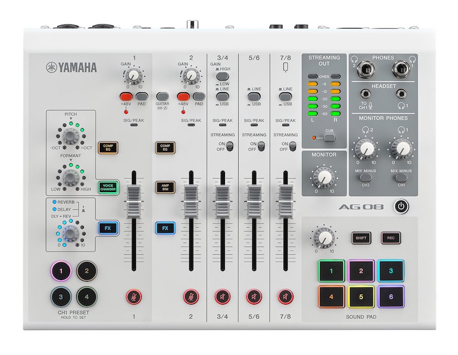 配信機器のスタンダードAG03をはじめとするYAMAHA AGシリーズ