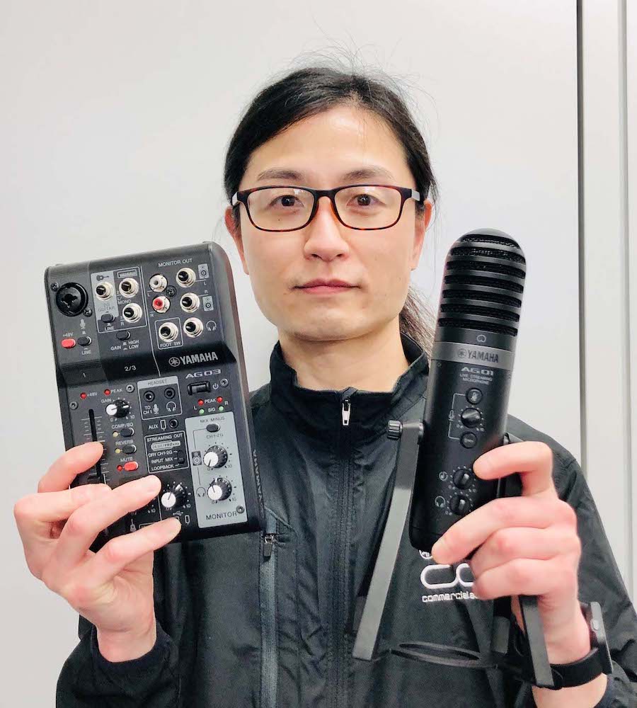 配信機器のスタンダードAG03をはじめとするYAMAHA AGシリーズ開発