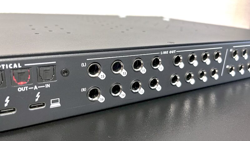 MOTUオーディオインターフェイスのフラッグシップモデル、16A