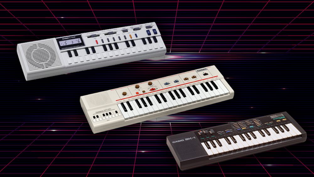 Casio MT-540☆珍品シンセ☆環境音BGM機能付き☆美品箱付き☆ CASIO Waves Place 80年代ヴィンテージ音源「VL-1」「MT-40」「SK-1