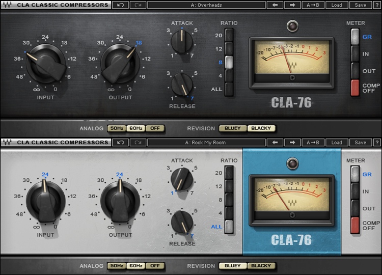60年代中期の代表的なリミッティングアンプBlacky & Blueyを再現
