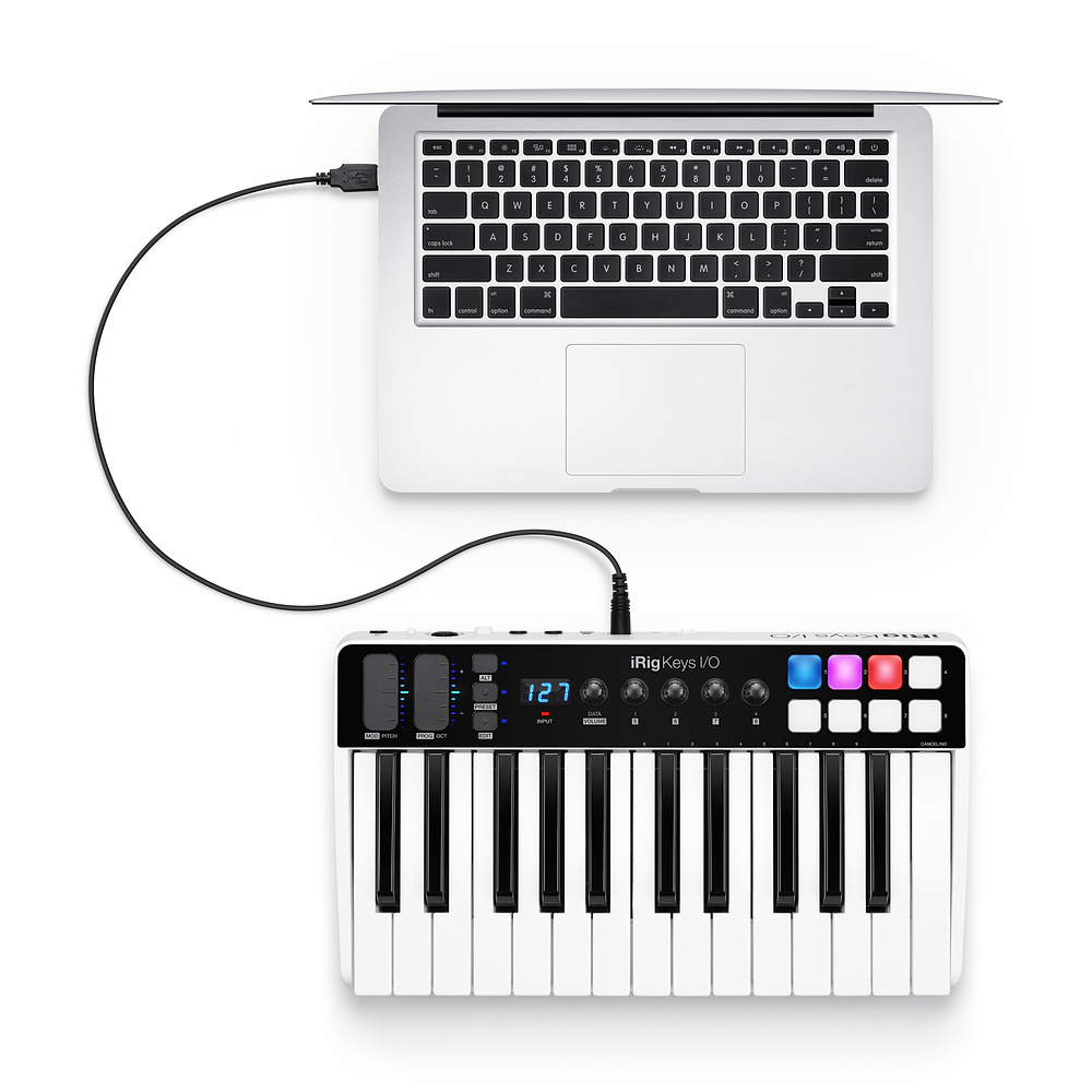 オーディオIF搭載のMIDIキーボード、IK Multimedia「iRig Keys I/O 25