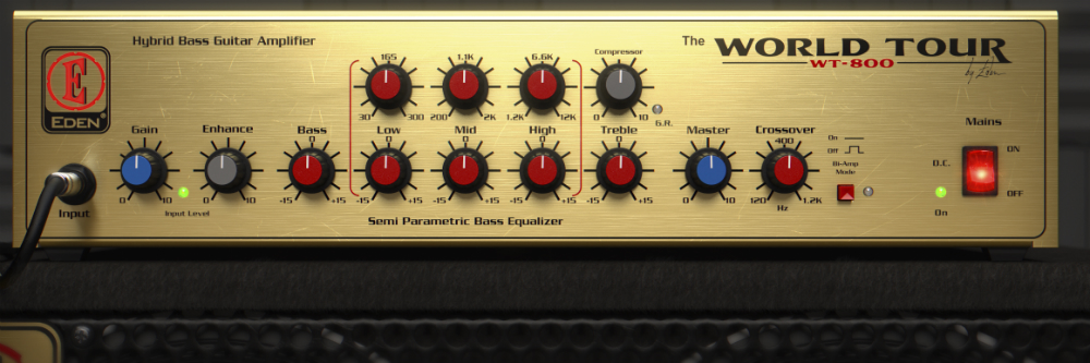 ベースアンプシミュレータープラグイン、Softube「Eden WT800