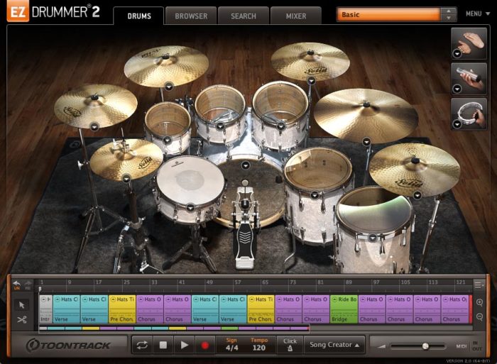 市場 TOONTRACK BIG オンライン納品専用 DRUMS EZX ROCK ※代金引換