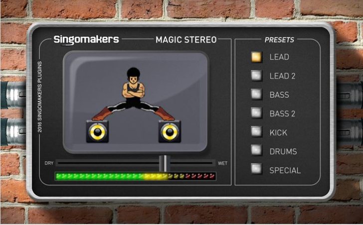 GUIがユニークなステレオワイドプラグイン、Singomakers「Magic Stereo