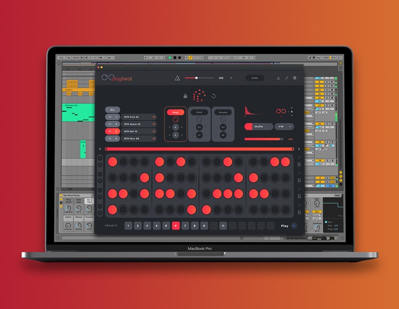 インテリジェントなランダマイザーを搭載したグルーヴ生成プラグイン Audiomodern Playbeat リリース Computer Music Japan