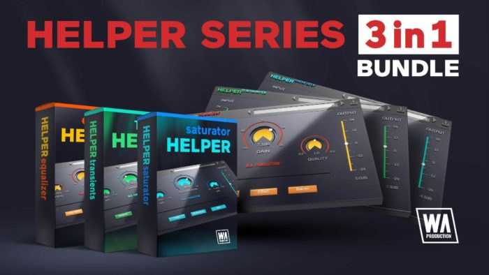 3種類のプラグインバンドル、W.A Production「Helper Series 2 Bundle」リリース！イントロプライスで80 ...