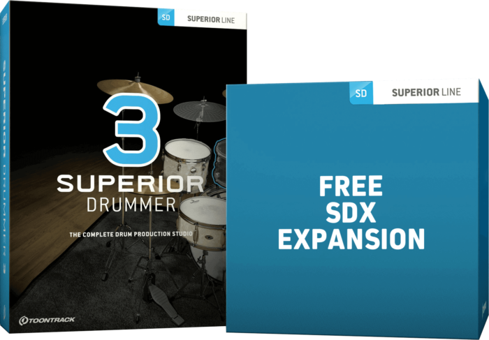 最強のドラム音源の一つ、TOONTRACK「SUPERIOR DRUMMER」用拡張音源が40%OFFとなるセールを開催！ | Computer  Music Japan