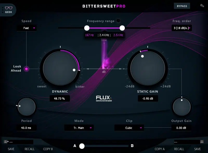 特定の周波数を処理できるトランジェント・デザイナー・プラグイン、FLUX::「BitterSweet Pro v3」が80％OFF！ |  Computer Music Japan