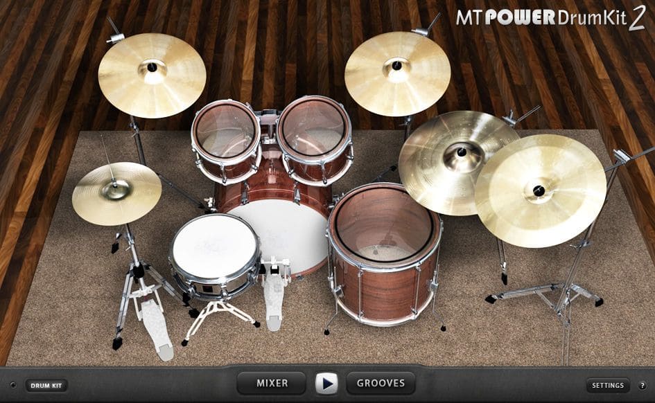 無料】アコースティック・ドラム音源、Manda Audio「MT Power Drum Kit