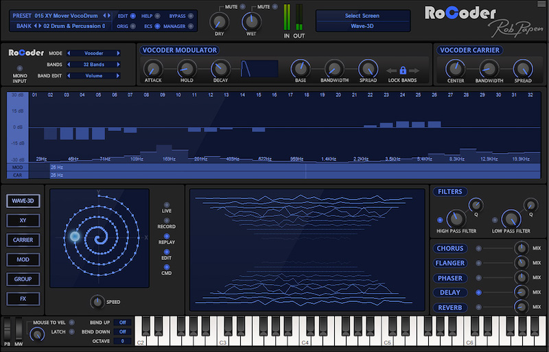 一般的なVocoderとは一線を画すユニークなサウンドエフェクトプラグイン、Rob Papen「RoCoder」が20OFF