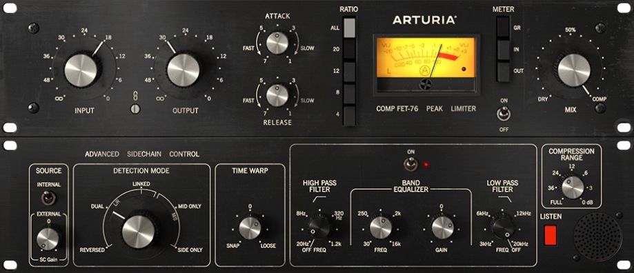 1176コンプレッサーをモデリングした、Arturia「Comp FET-76」が50%OFF