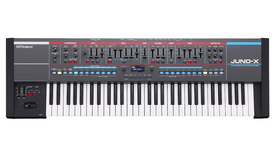 JUNO-X・JUNO-60・JUNO-106の3モデルを搭載した、Roland「JUNO-X