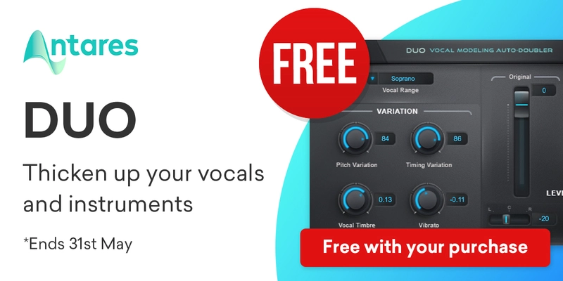 DTM・DAW Antares Duo Automatic Vocal Doubler | Duo | Antares Tech