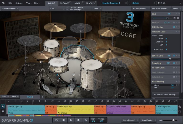 TOONTRACK Superior Drummer 3 + MIDI 12種類 12/15 17:00まで】更なる進化を遂げた史上最強のドラム音源、Toontrack