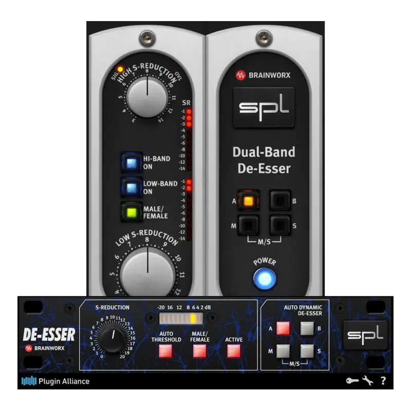 SPL DE-ESSER ディエッサー SPL製アナログ・ハードウェア・ディエッサーを再現した2つのプラグイン