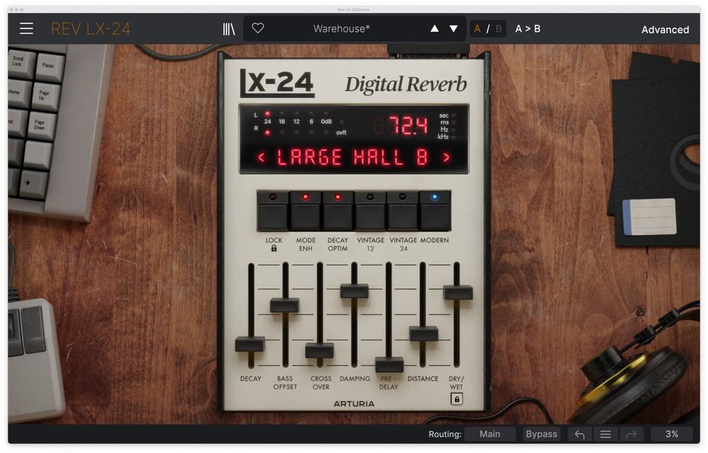 プラグイン・エフェクト 「LEXICON 224 DIGITAL REVERB