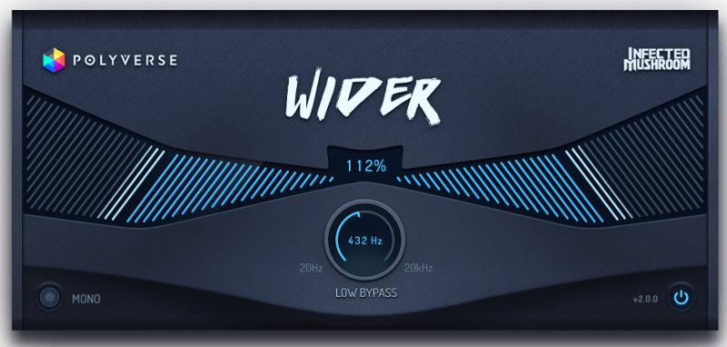 無料】位相差のない擬似ステレオワイドナー、POLYVERSE「WIDER