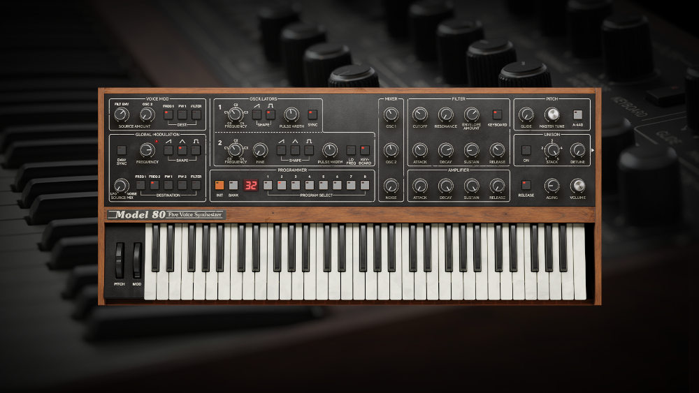Prophet-5をエミュレートした、Softube「Model 80 Five Voice