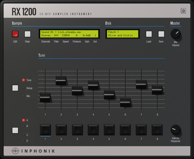 伝説の12-bit E-mu SP-1200をベースにしたサンプラー・インストゥルメント、Inphonik「RX 1200」リリース！ |  Computer Music Japan