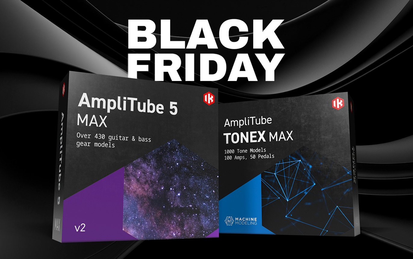 2/1まで】IK Multimedia「AmpliTube 5 MAX V2 / TONEX MAX バンドル