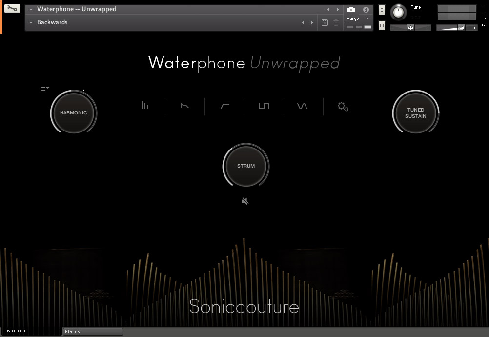 不可解な共鳴音を奏でるウォーターフォン音源、SONICCOUTURE