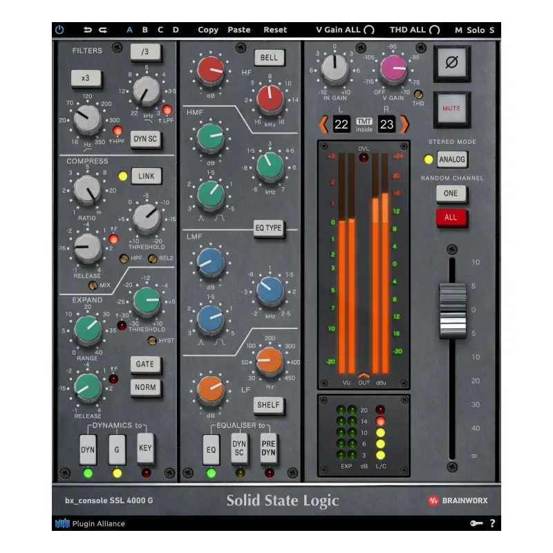 ロック界で最も有名なSSLコンソールをDAW上に再現した、Plugin Alliance「Brainworx bx_console SSL