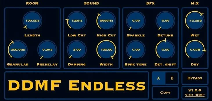 無料】巨大で幽玄な音空間を作り出すリバーブ、DDMF「Endless」無償