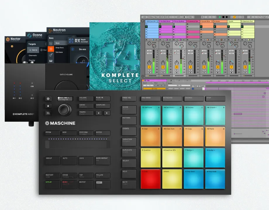 PADコントローラー、オーディオインターフェイス、音源/エフェクターをバンドルした、Native Instruments「はじめてのビートメイク  3点セット」が48%OFF！ | Computer Music Japan