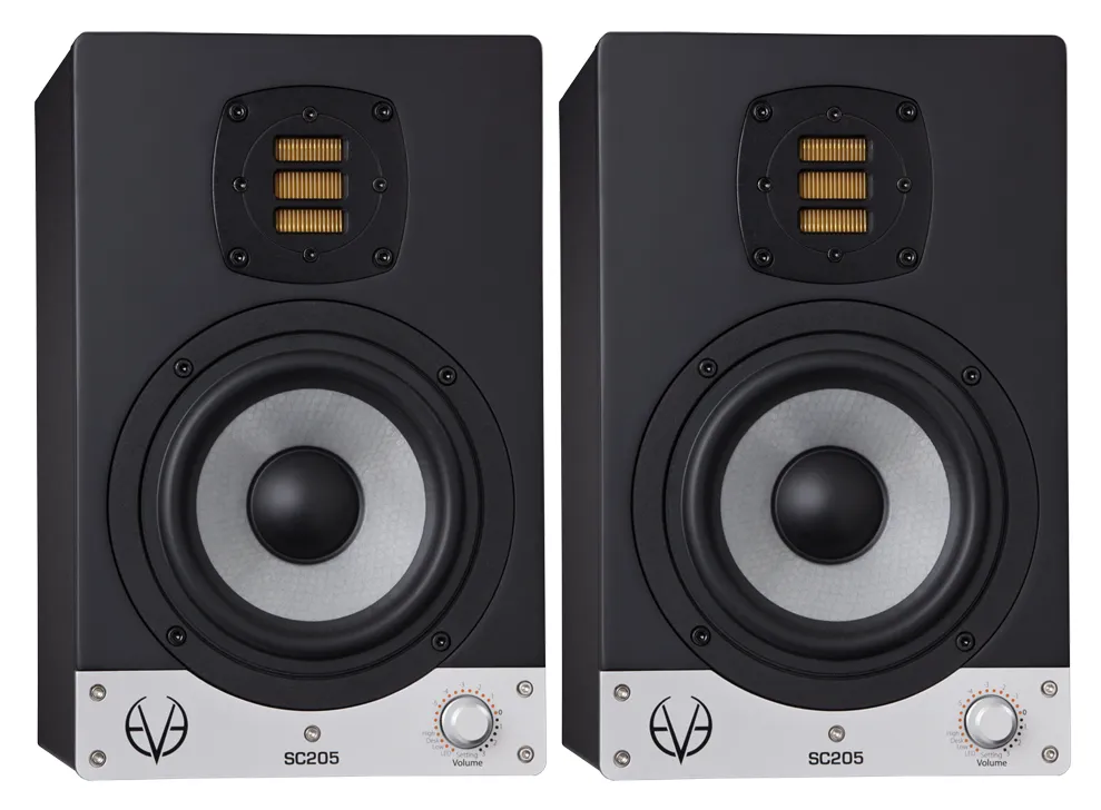【送料無料/即納】  ホームスタジオに最適な小型モニター、EVE Audio「SC205」が最大 配信機器・PA機器・レコーディング機器