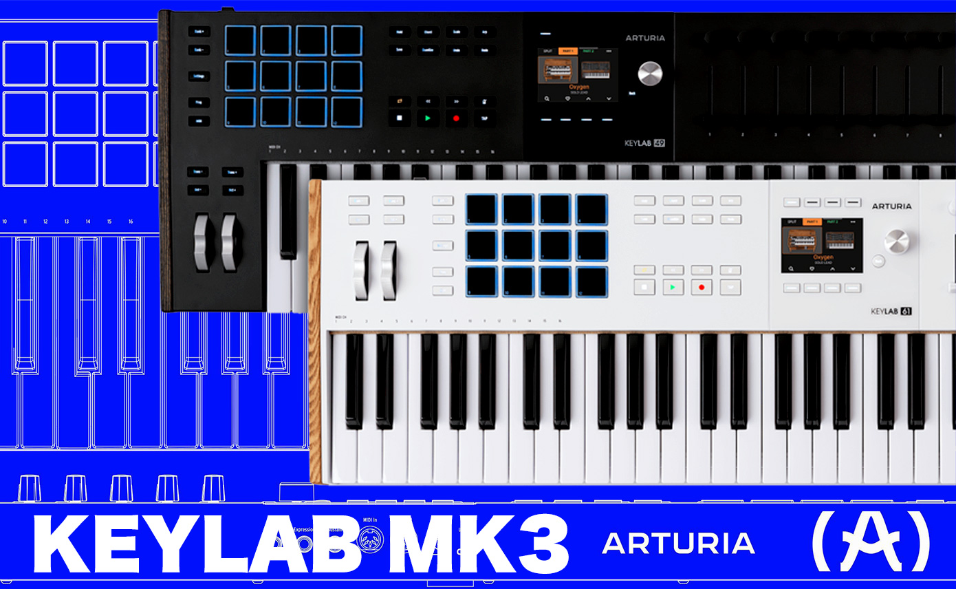 Arturia KeyLab mk3 MIDI キーボード 箱付き新品同様 卓抜したMIDIコントローラー・キーボード、Arturia「KEYLAB MK3