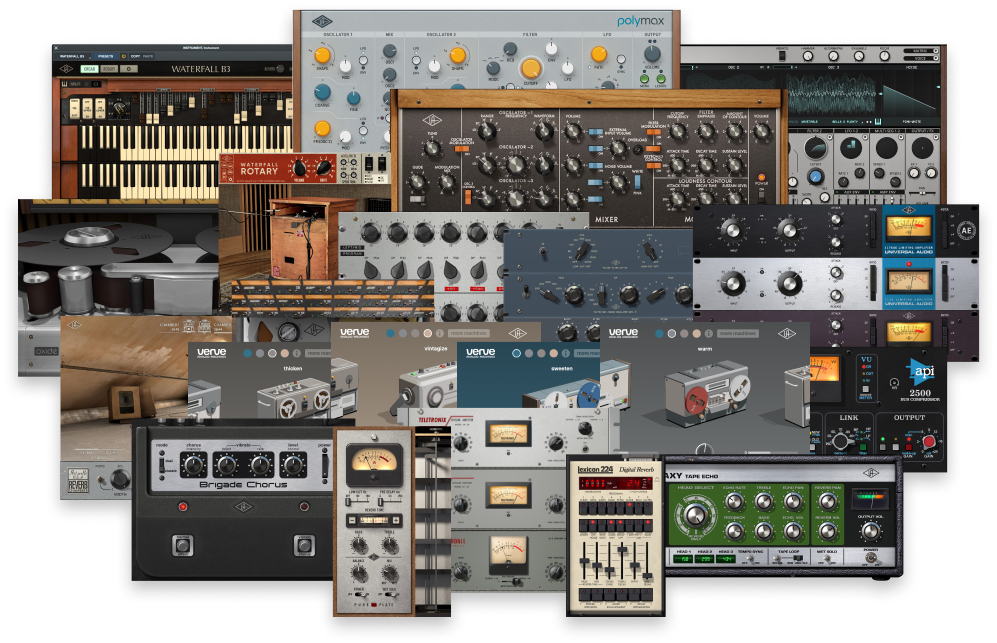 UAのトップセラーのタイトルのリストから任意の2つのUADプラグインが
