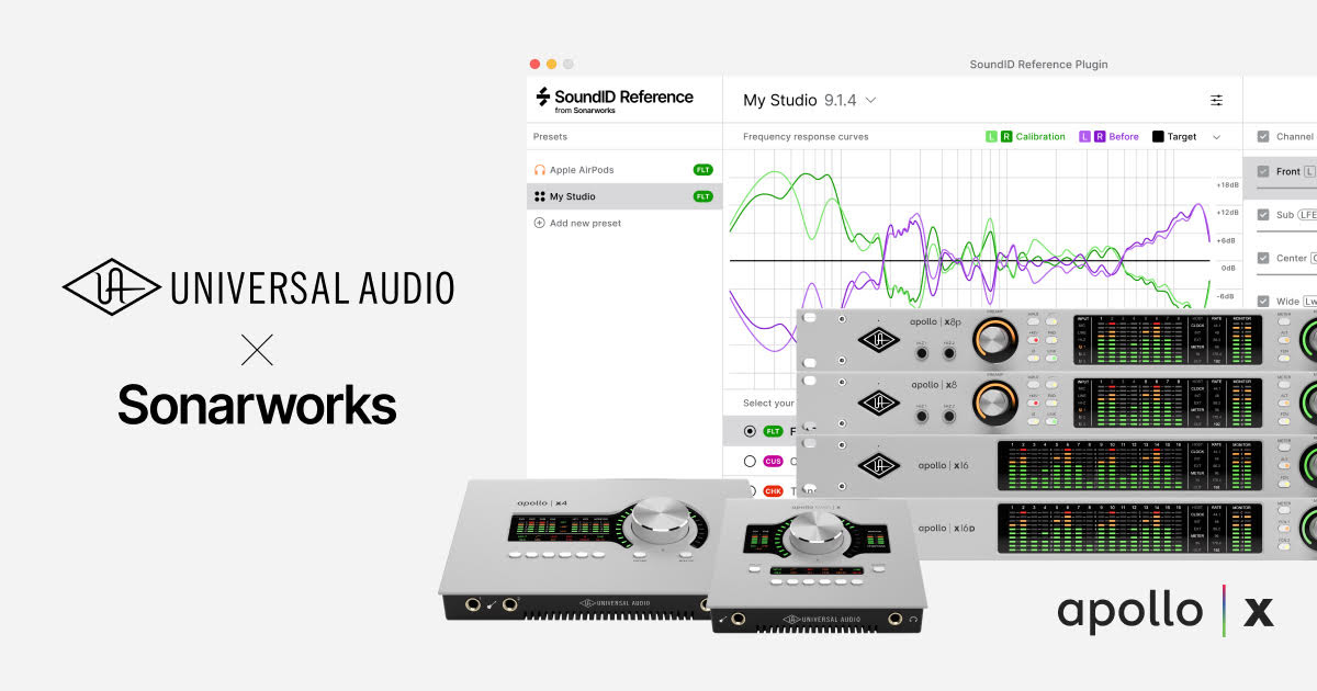 UADオーディオインターフェイスもキャリブレーション可能に。Universal Audio「Apollo X Gen 2」を購入すると、UA社よりAdd-onを年内無償提供！  | Computer Music Japan