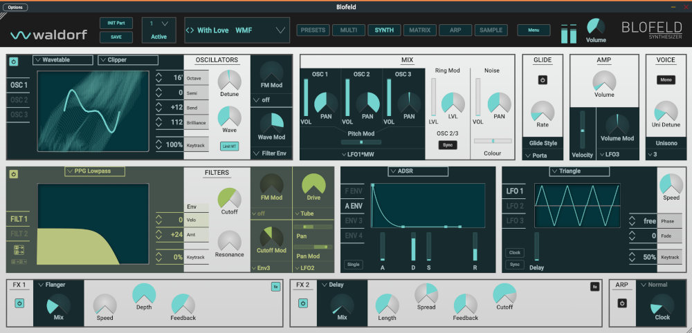 大ヒットハードウェアシンセサイザーBlofeldのプラグインバージョン