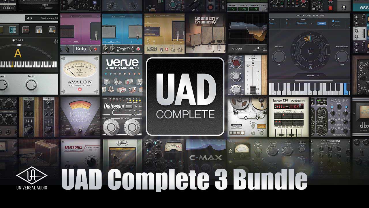 ほぼすべてのUADプラグインライブラリをゲットできる、UNIVERSAL AUDIO「UAD Complete 3 Bundle UAD  Complete 3」が86％OFF！ | Computer Music Japan