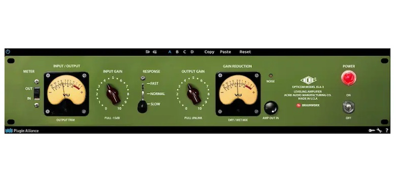 強力で柔軟性の高いオプトコンプレッサー、Plugin Alliance「ACME