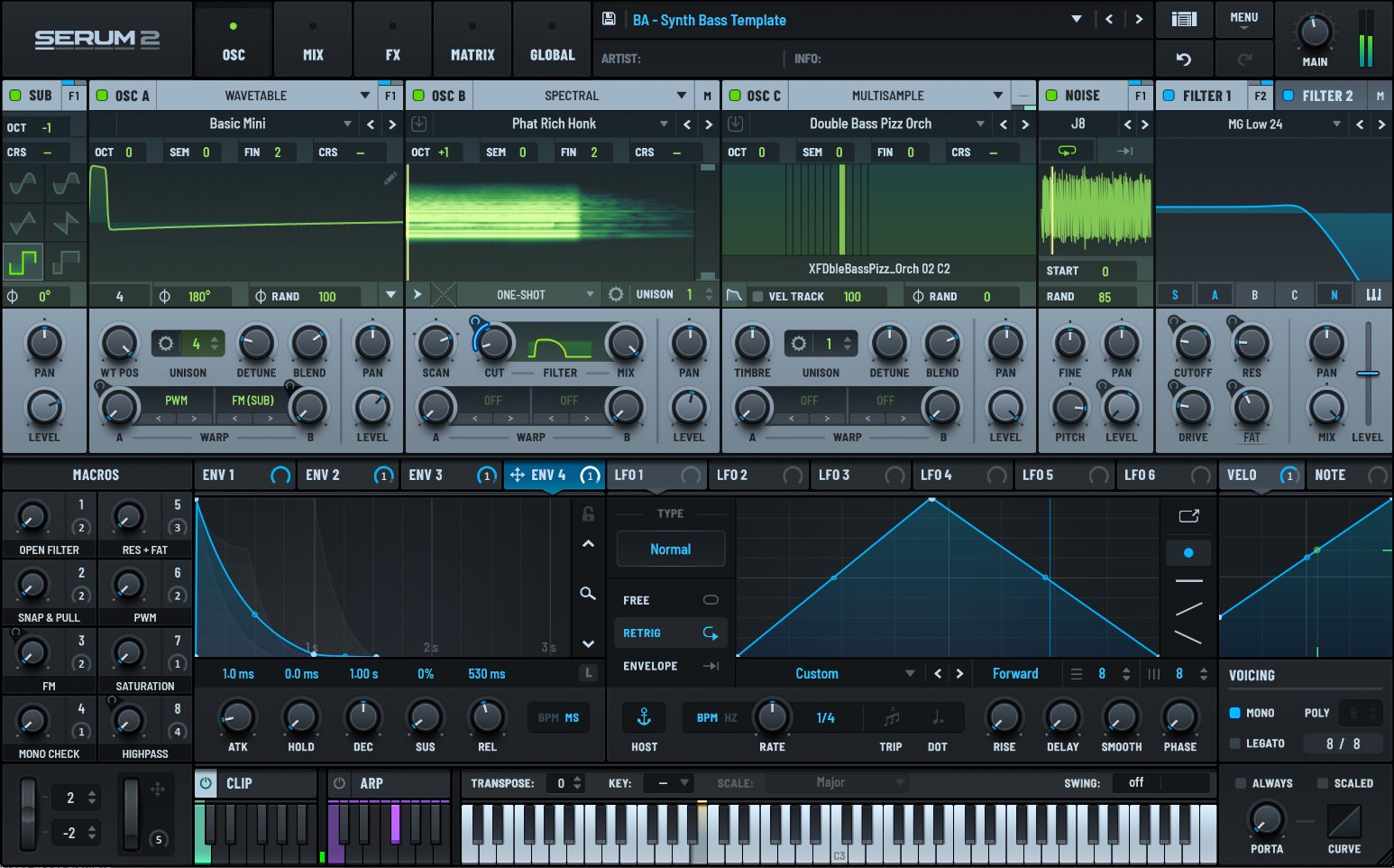 圧倒的音質と操作性を誇るウェーブテーブル・シンセ音源、XFER