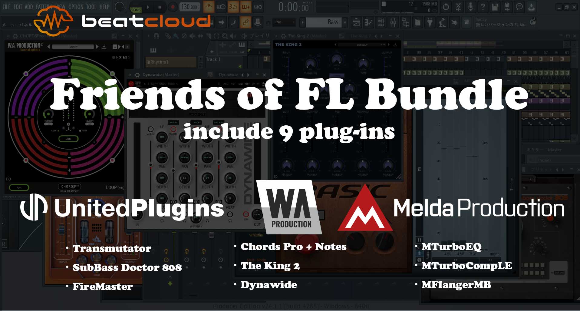 FL Studioを擁するImage-Line社と親密な関係にある、W.A.Production