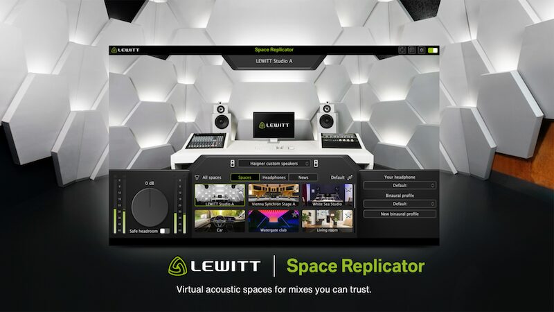 ミックスのための信頼できる仮想音響空間プラグイン、LEWITT「Space