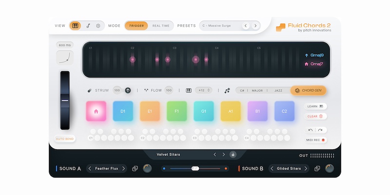 さらなる進化を遂げた究極のコード・ベンディング・システム、Pitch Innovations「Fluid Chords 2」リリース ...