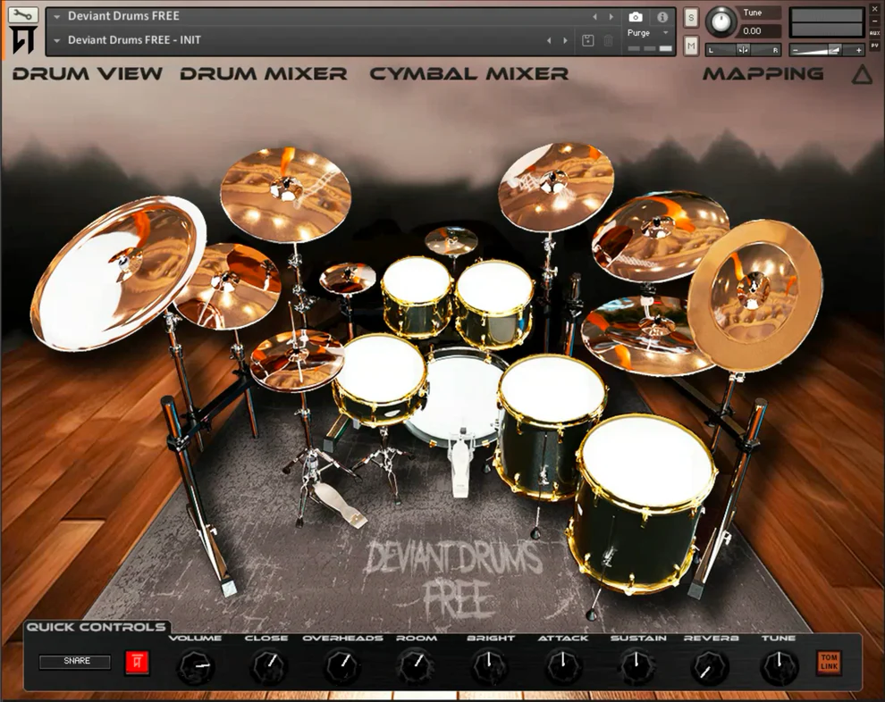 無料】柔軟な音作りが可能なアコースティックドラム音源、Chaos Tones