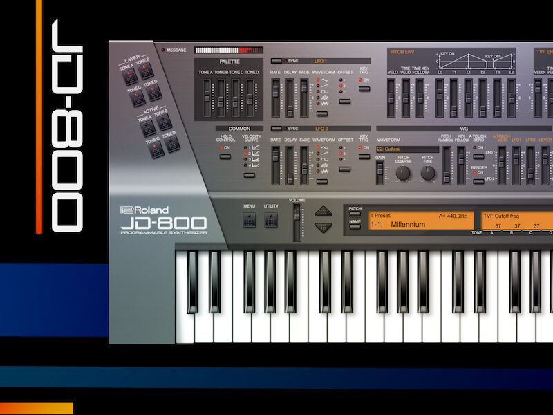 【名機 貴重品】Roland ローランド JD-800 シンセサイザー 現状渡し Roland - JD-800 | Software Synthesizer