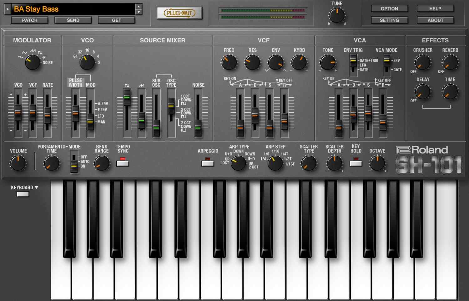 ローランド　sh-101 直感的な音作りが可能な小型シンセのレジェンド、Roland「SH-101