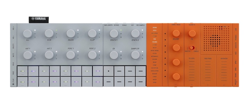 YAMAHA SEQTRAK オレンジ いつでもどこでもサウンドアイデアのスケッチから音楽制作を可能に