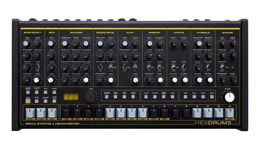 伝統と革新が融合した、アナログ・ドラムマシンの新たな象徴、Erica