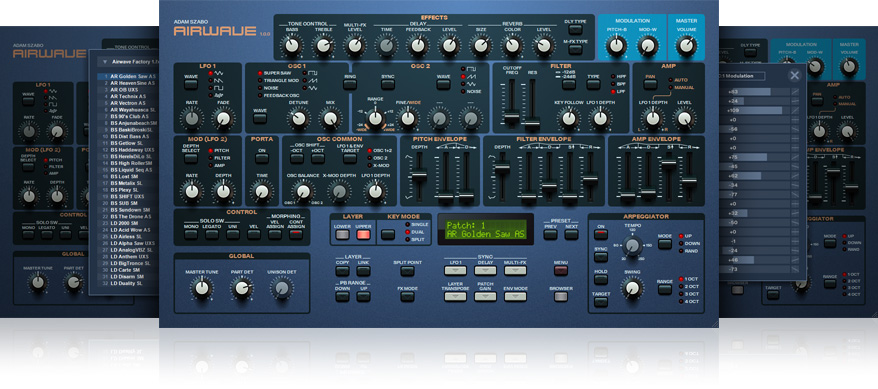 JP-8080をサウンドが現代のプロデューサー向けに再構築した、Adam