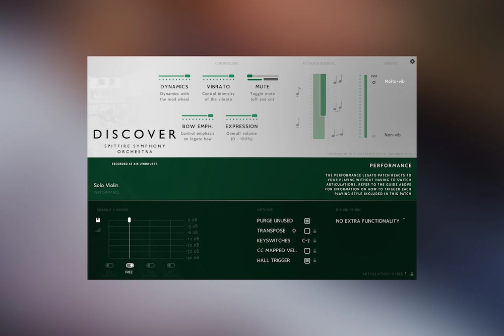 無料】厳選された44種類の楽器を収録したオーケストラ音源、Spitfire