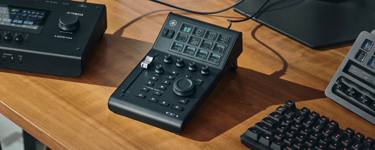超⾼感度なLCD キーとモーターフェーダーを搭載した、Cubase / Nuendo